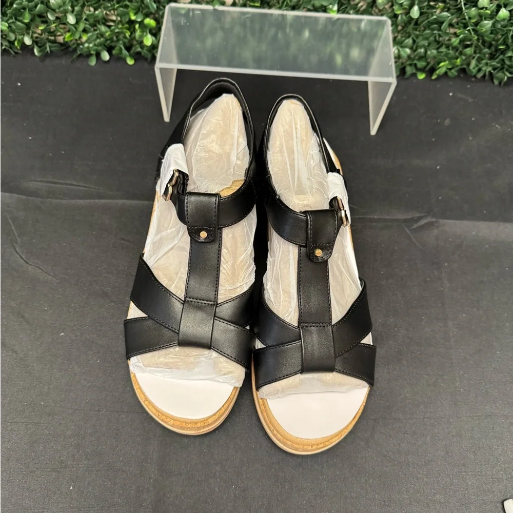 Dr. Scholls Once Again Platform Wedge Sandal - W8 - Picture 4 of 10